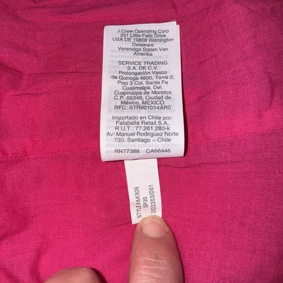 J.Crew Sheath Dress Womens 14 Pink Sleeveless Scalloped Hem Neck Bodycon Office - Picture 10 of 10